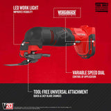 CRAFTSMAN V20 12-Piece 20-Volt Max Cordless Variable-Speed Oscillating Multi-Tool (Tool-Only)