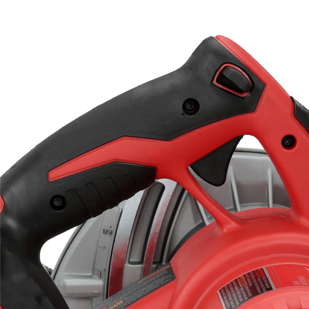 M18 18-Volt Lithium-Ion Cordless 6-1/2 in. Circular Saw W/ M18 Starter Kit (1) 5.0Ah Battery & Charger