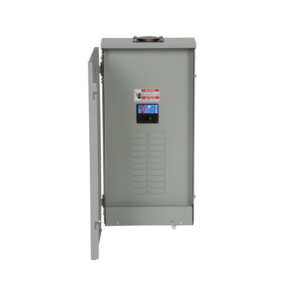 Eaton Type BR 200-Amp 20-space load center - front view