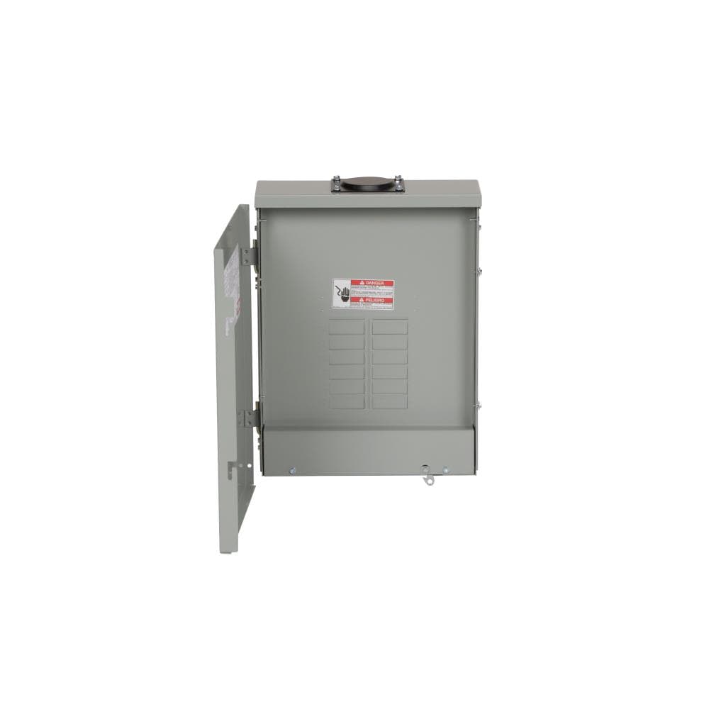 Eaton Type BR 200-Amp 12-space load center - front view