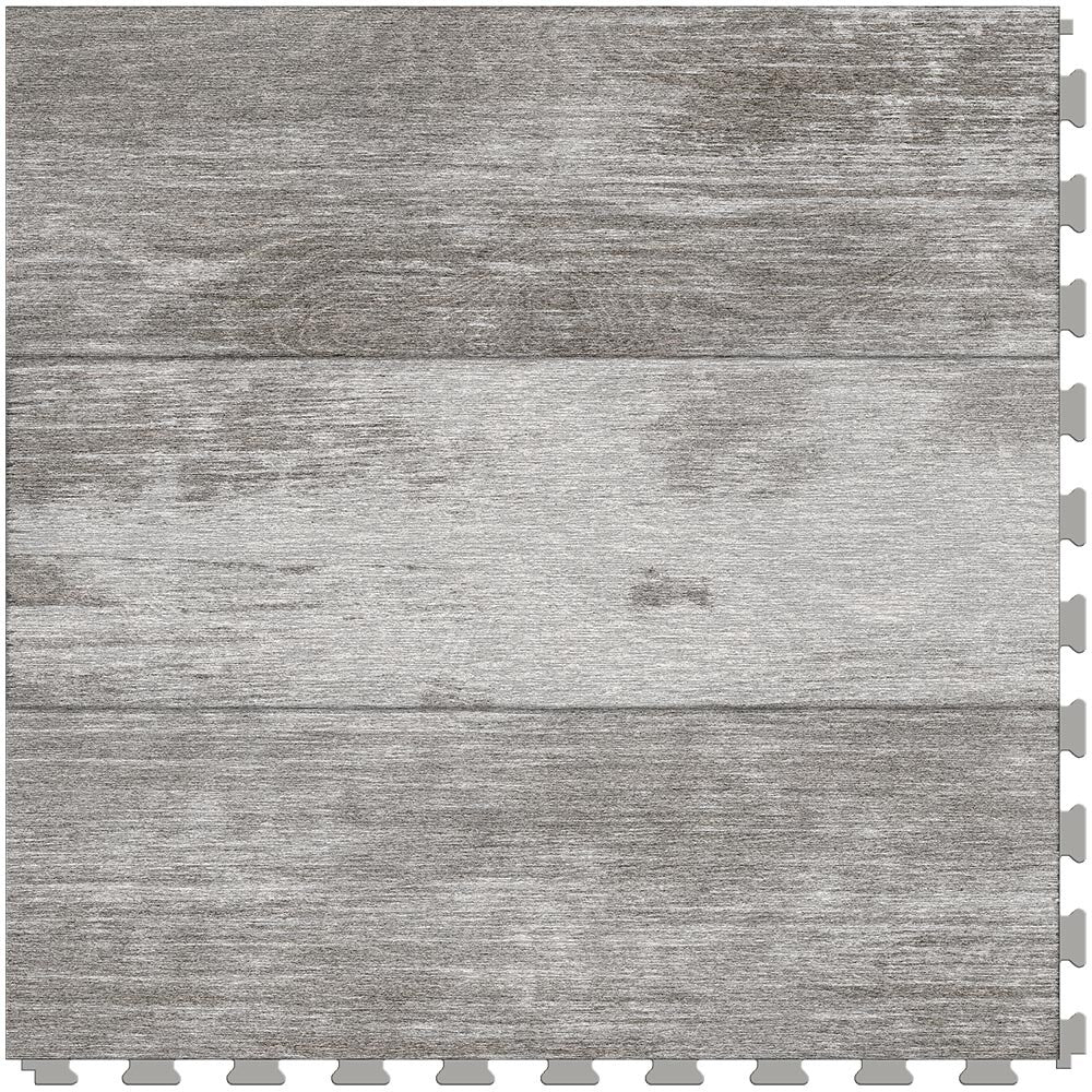 Perfection Floor Tile Vintage Wood Collection 6-Piece 20-in x 20-in Vintage White Vinyl Tile