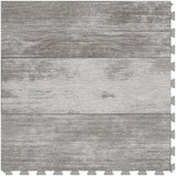 Perfection Floor Tile Vintage Wood Collection 6-Piece 20-in x 20-in Vintage White Vinyl Tile