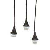 Portfolio French Bronze Transitional Cylinder 3-Light Pendant Canopy – Mix & Match Cluster Round