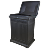 ParceWirx Premium Vertical Architectural Graphite Delivery Drop Box Hinged Lid with Swinging Latch for Locking - Super Arbor