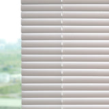 Project Source Room Darkening 1-in Slat Width 35-in x 64-in Cordless White Vinyl Mini Blinds