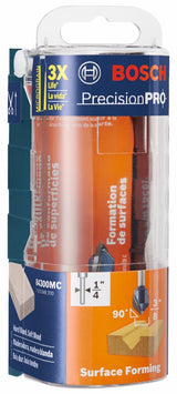 Bosch 3/8-in Carbide-Tipped V-Groove and Scoring Router Bit, 1/4-in Shank