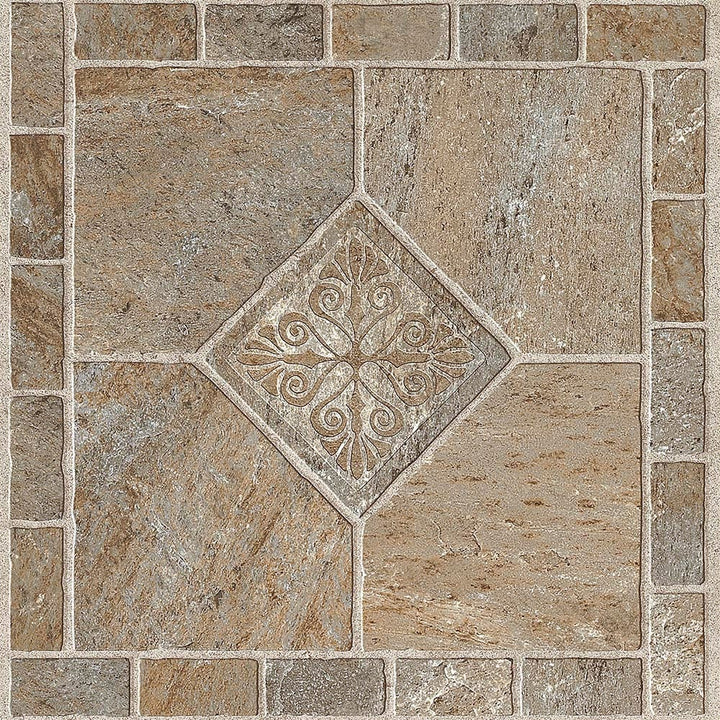 Armstrong Flooring 12-in x 12-in Multicolor Peel-and-Stick Vinyl Tile
