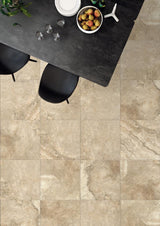 Emser GATEWAY Noce Porcelain Bullnose Tile, 3-in x 13-in