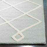 Safavieh Kids Moroccan 5 x 7 Mint/Ivory Hand-Tufted Wool Indoor Trellis Area Rug