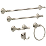 Delta Windemere Double Hook Brushed Nickel Towel Hook