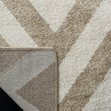 Safavieh Amherst Bellport 10 x 14 Wheat/Beige Indoor Chevron Mid-Century Modern Area Rug