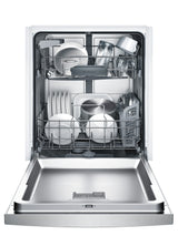 Bosch 100 Series PureDry 50-Decibel Front Control 24-in Built-In Dishwasher, Fingerprint-Resistant Stainless Steel, ENERGY STAR
