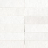 Bedrosians Cloe 76-Pack White 2-1/2-in x 8-in Glossy Ceramic Subway Wall Tile