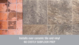 Armstrong Flooring Alterna 14-piece 16-in x 16-in Groutable Sistine White Glue (Adhesive) Vinyl Tile