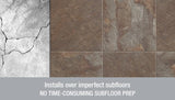 Armstrong Flooring Alterna 14-piece 16-in x 16-in Groutable Sistine White Glue (Adhesive) Vinyl Tile