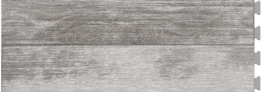 Perfection Floor Tile Sample — Coastal Collection Seaport/Satin Water-Resistant Wood-Look Interlocking Vinyl Tile, 20‑mil Wear Layer