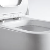 1-Piece 1.28 GPF Dual Flush High Efficiency Elongated Toilet in White, Seat Included - Super Arbor