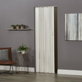 Spectrum Oakmont 48-in x 96-in White Vinyl Accordion Door (Hardware Included) - Super Arbor