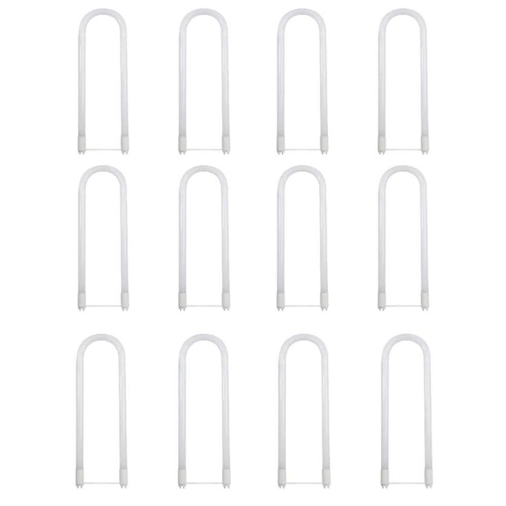 Feit Electric 6 in. 15-Watt T8 32W/ T12 40W Equivalen Cool White (4100K) G13 U-Bend Linear LED Tube Light Bulb (12-Pack)