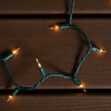 GE String-A-Long 100-Count 20.6-ft Clear Incandescent Plug-In Christmas String Lights, Green Wire