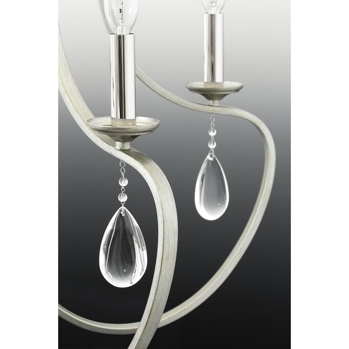Progress Lighting Anjoux 9-Light Gray Transitional Chandelier