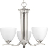 Progress Lighting Laird 3-Light Brushed Nickel Traditional Chandelier