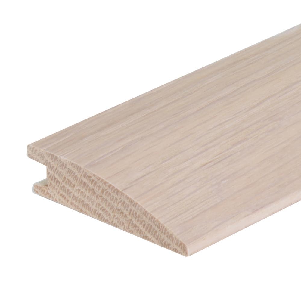 Flexco French Oak Terassa 0.5-in T x 2-in W x 78-in L Solid Wood Reducer