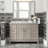 GBI Tile & Stone Inc. Mattone Calacatta, White 12-in x 12-in Polished Natural Stone Marble Linear Mosaic Wall Tile - Super Arbor