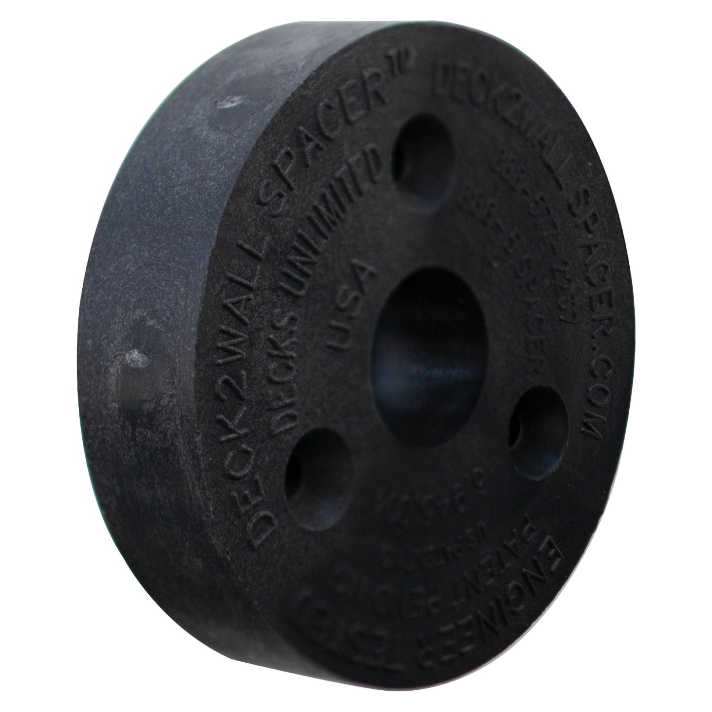Deck2wall 2-1/2-in Black Plastic Ledger Spacer