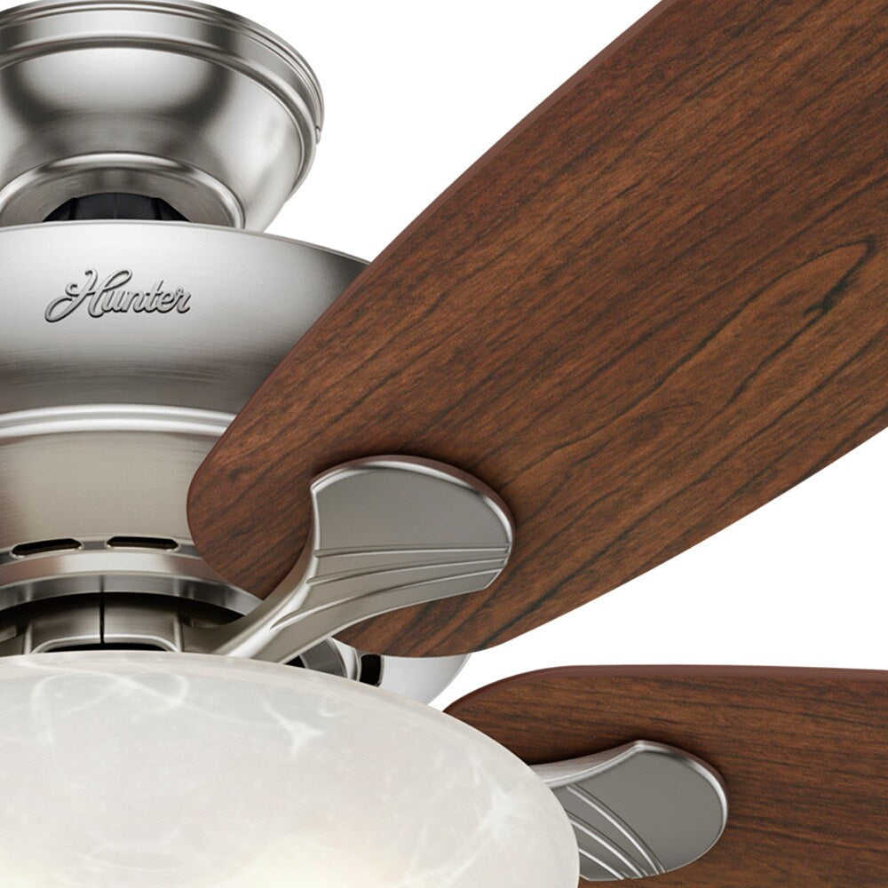 Hunter Regalia II 60-in Brushed Nickel LED Indoor Ceiling Fan (5-Blade)