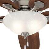 Hunter Regalia II 60-in Brushed Nickel LED Indoor Ceiling Fan (5-Blade)