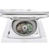 GE White Laundry Center with 2.3 cu. ft. Washer and 4.4 cu. ft. 240-Volt Vented Electric Dryer