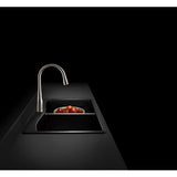 Kennon Dual Mount Neoroc Granite Composite 33 in. 1-Hole Double Bowl Kitchen Sink in Matte Black - Super Arbor