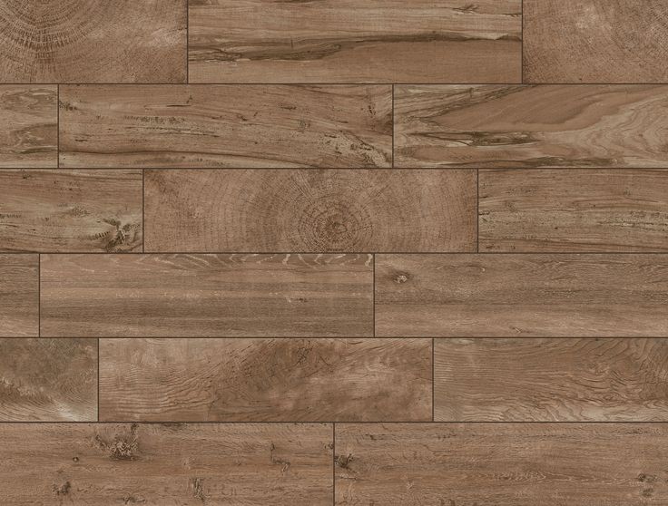 Style Selections Woods Natural 6-in x 24-in Glazed Porcelain Wood Look Floor Tile