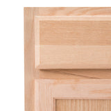 Project Source Oak Brook 12-in W x 35-in H x 23.75-in D Unfinished Oak Door and Drawer Base Cabinet, Fully Assembled