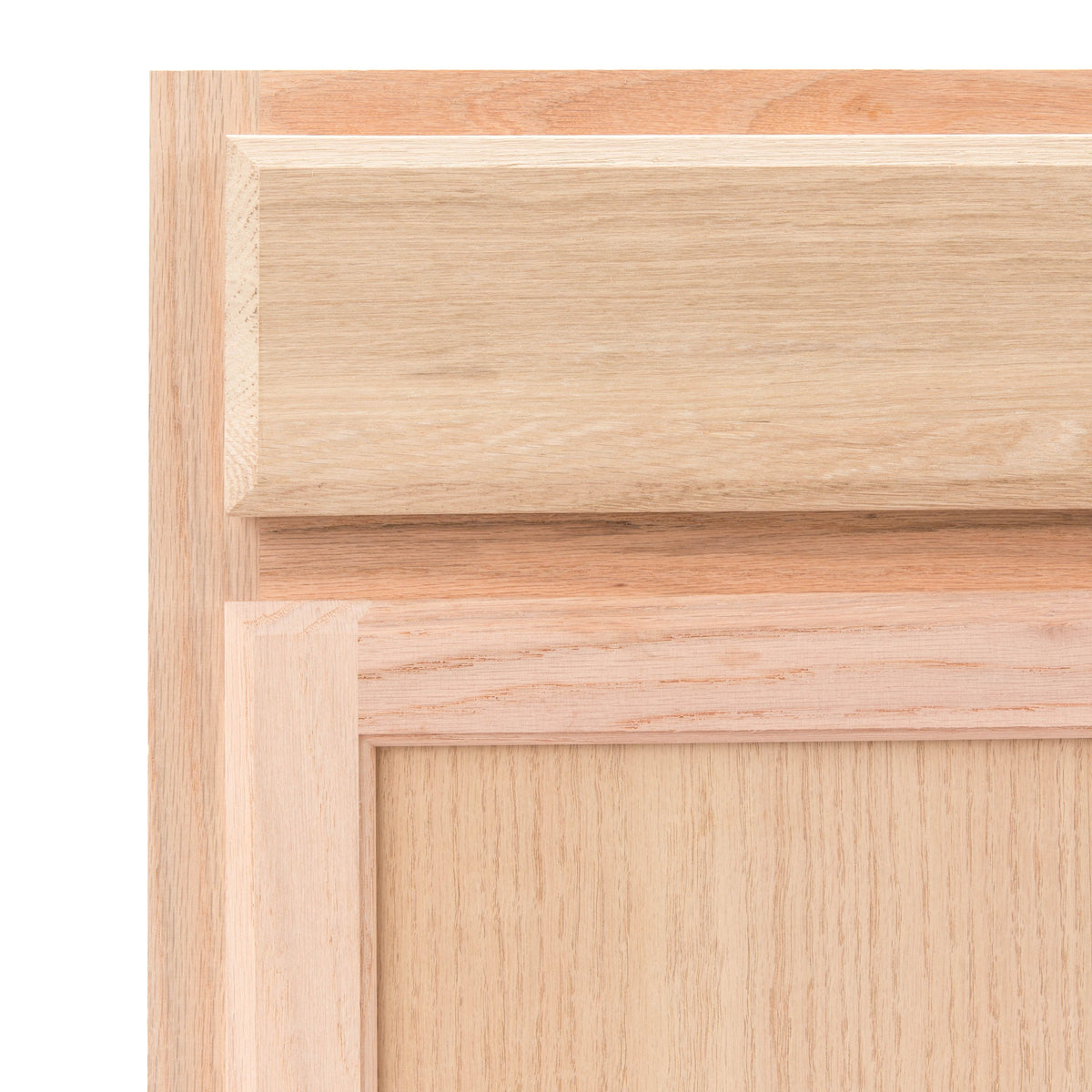 Project Source Oak Brook 24-in W x 35-in H x 23.75-in D Unfinished Oak Door and Drawer Base Cabinet, Fully Assembled