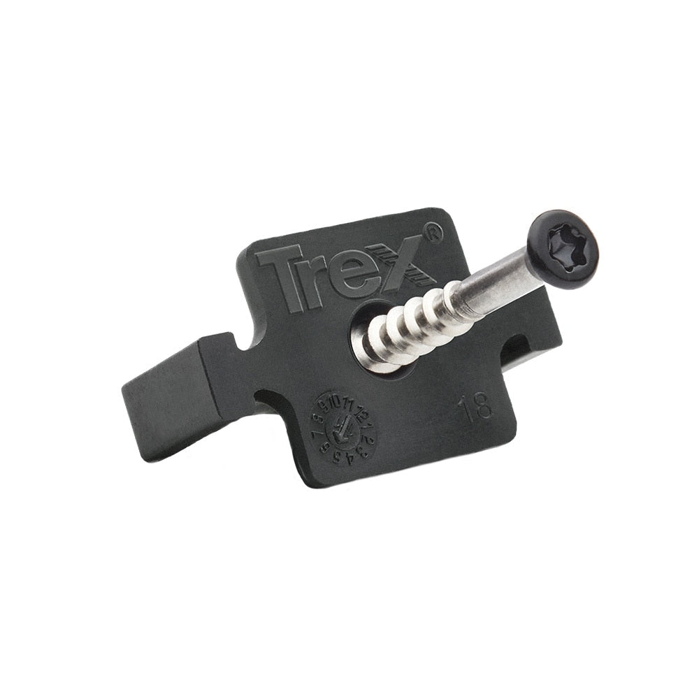 Trex Universal 1-in Black Hidden Deck Fastener 200-sq ft (360-Pack)