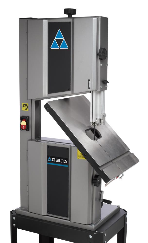 DELTA 13.625-in 9-Amp Stationary Band Saw, 1-HP, 2-Speed, Cast-Iron Table