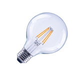 40-Watt Equivalent G25 Globe Vanity Clear Glass Vintage Edison Filament Dimmable LED Light Bulb Soft White (6-Pack)