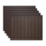 Trex Fencing 6-ft H x 8-ft W 5-Pack Woodland Brown Board-on-board Privacy Composite Fence Panel