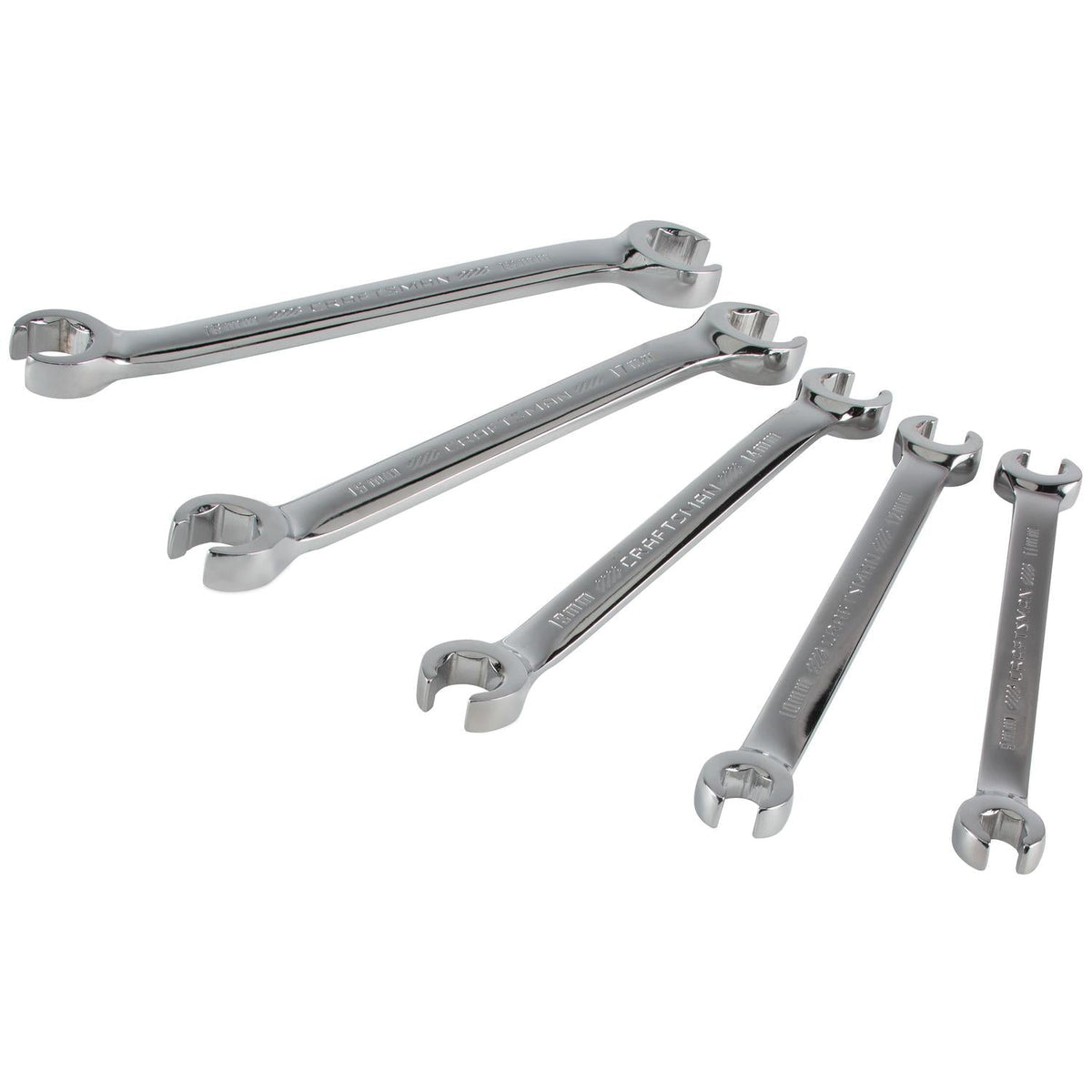 Craftsman 6 Point Metric Flare Nut Wrench Set, 5 Piece
