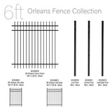 Ironcraft 2-in W Black Powder Coat Aluminum Flat-top Yard End Fence Post
