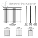 Ironcraft 6-ft H x 2-in W Black Powder Coat Aluminum Yard End Fence Post