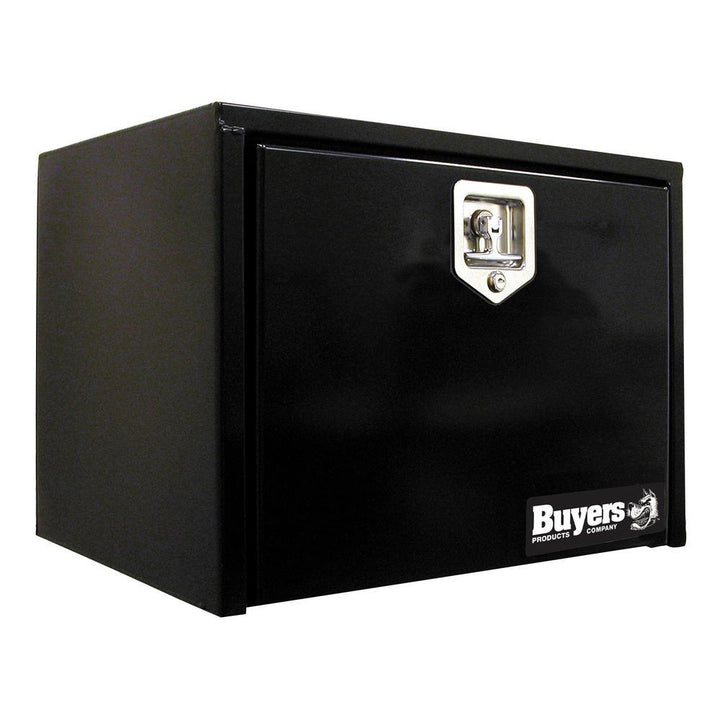 14 in. x 16 in. x 24 in. Gloss Black Steel Underbody Truck Tool Box - Super Arbor