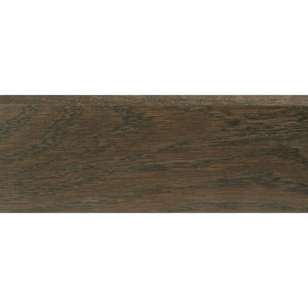 Flexco Solid Wood Stair Nose 2.75-in x 78-in Wool Prefinished Oak Stair Nosing