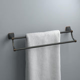 Delta Flynn 24-in Double Oil Rubbed Bronze Wall Mount Double Towel Bar