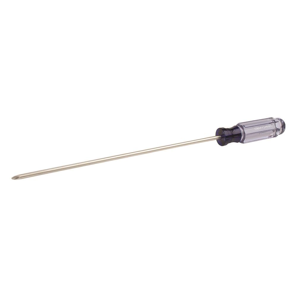 CRAFTSMAN Acetate Handle #2 x 12-in Phillips Screwdriver (CMHT65007)