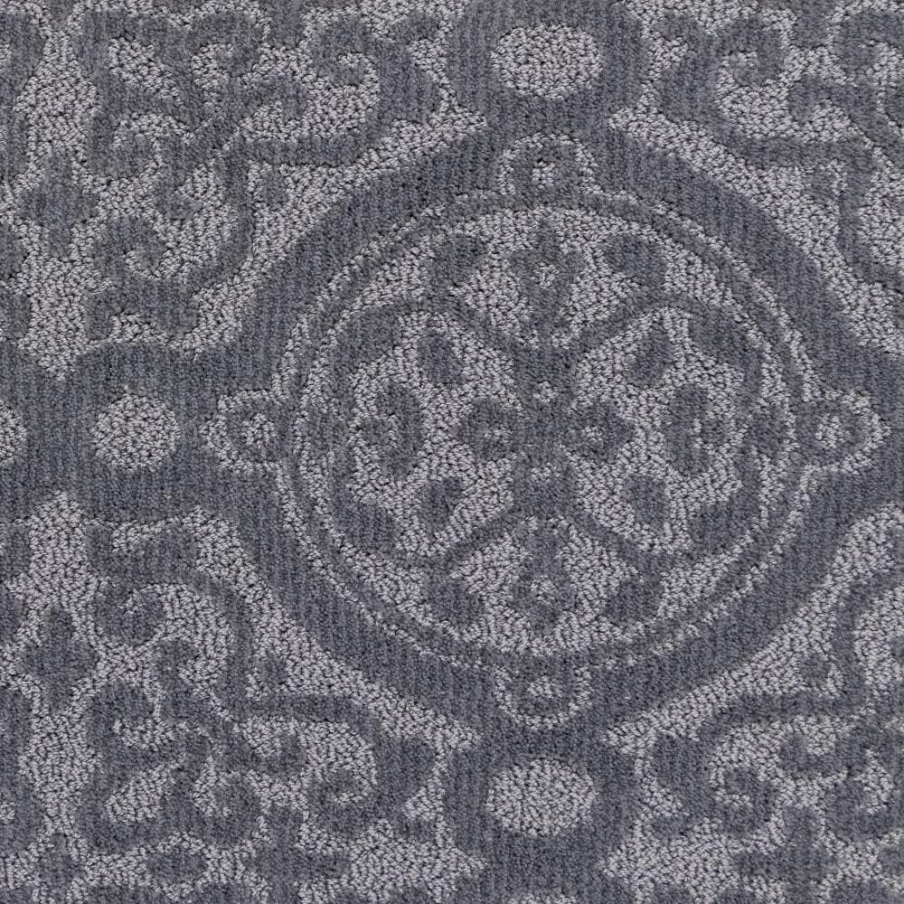 STAINMASTER Essentials So Happy Spanish Sky Pattern Indoor Carpet, 12-ft Roll, 35-oz Face Weight