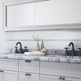Elida Ceramica Skylight Glass Pencil Liner Tile (1-in x 12-in)