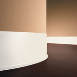 Flexco 4-in Arctic White Vinyl Wall Base, 120-ft Coil